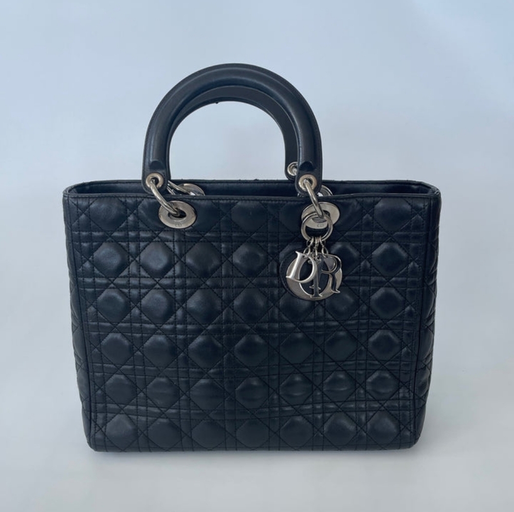 Dior Black Quilted Handbag